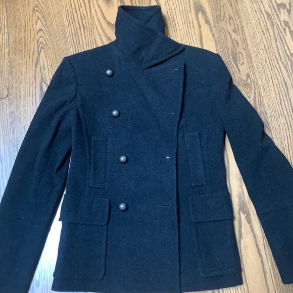 MICHAEL Michael Kors Charcoal Pea Coat - Picture 6 of 15